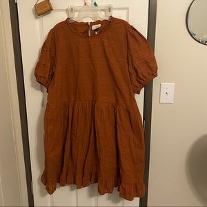 BURNT ORANGE DRESS